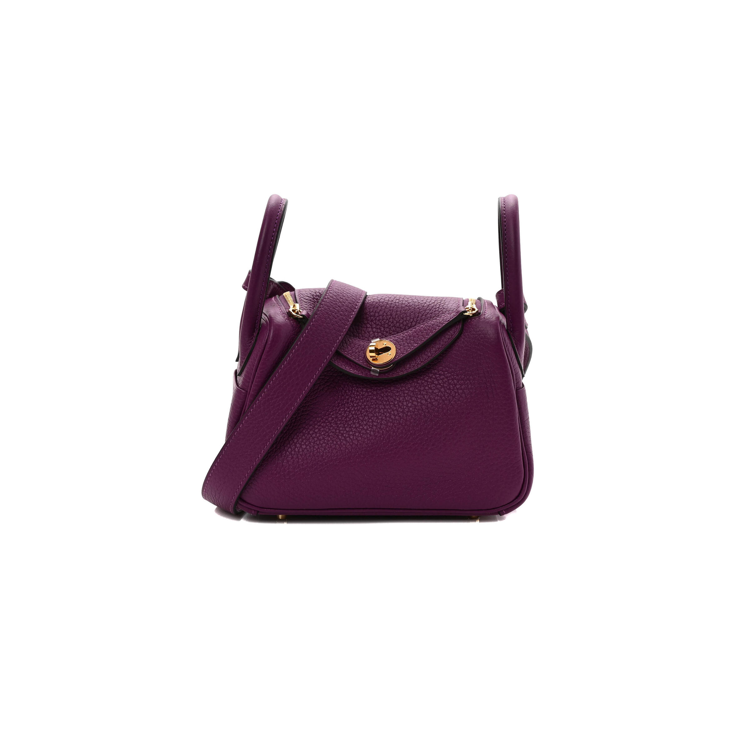 H**mes TAURILLON CLEMENCE MINI LINDY 19ANEMONE H079086CCN5 (19*12.5*9cm)
